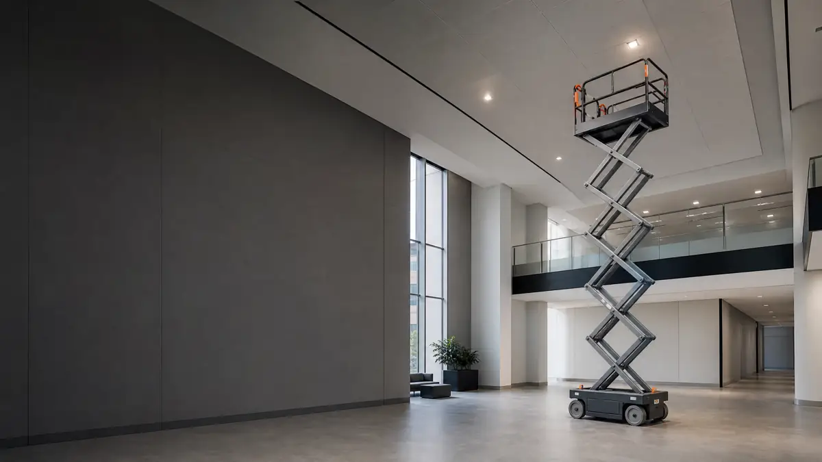 Electric Scissor Lifts jobsite access in Jacksonville